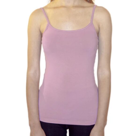 Wayi Classic Scoop Neck Snug Camisole Light Pink - Picture 3 of 3